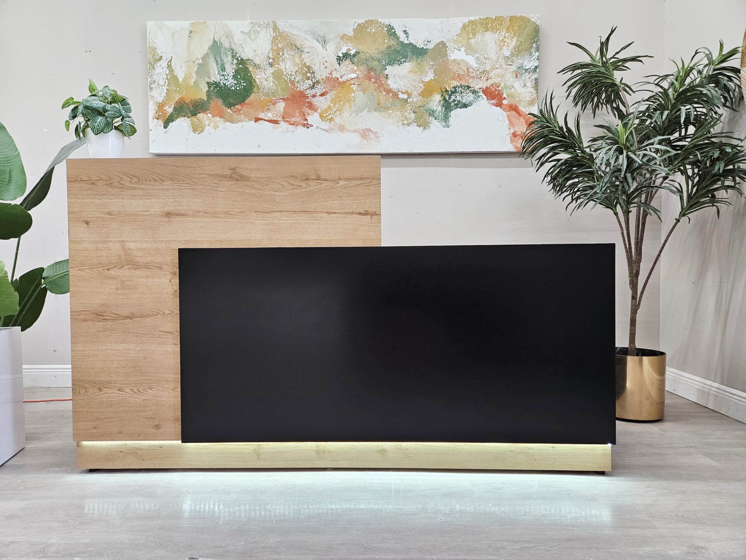 MARAM DESIGN OFFICE Jade Plus 72 inch Planked Urban & Matte Black