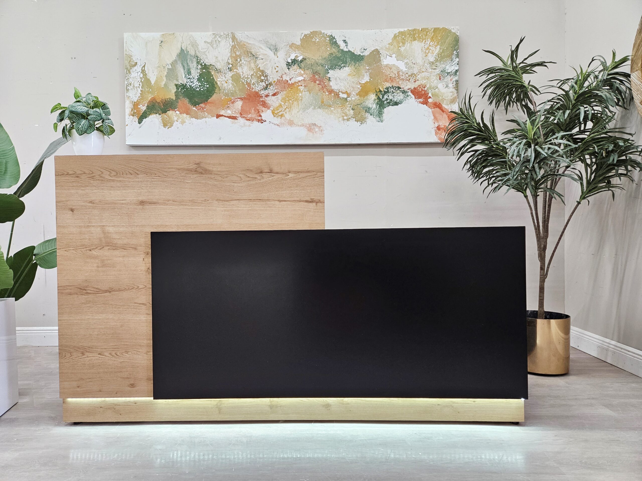 MARAM DESIGN OFFICE Jade Plus 72 inch Planked Urban & Matte Black